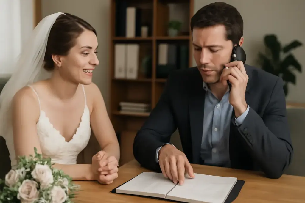 Fornitori matrimonio last minute: come trovare professionisti affidabili anche all’ultimo momento