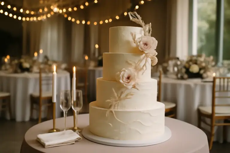 Tendenze per il wedding cake: i dettagli di design che conquistano la scena e valorizzano il ricevimento