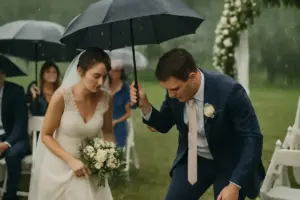 Cosa succede se piove durante la cerimonia all’aperto? Esperienze reali e come si sono risolte