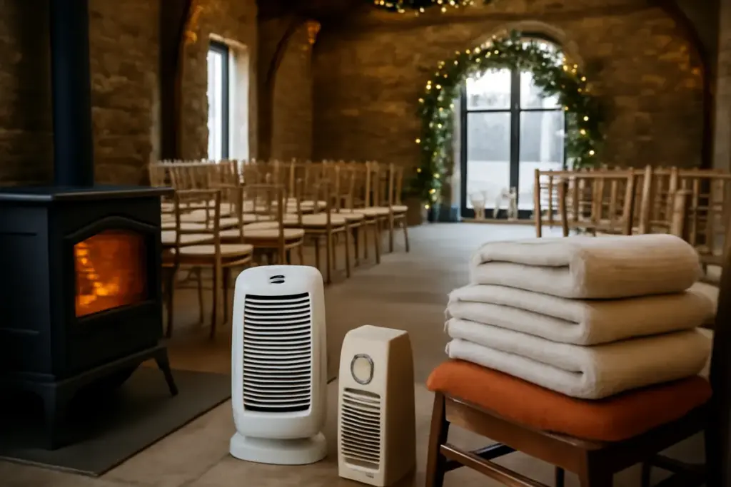 Come riconoscere una location pronta per matrimoni invernali? Le dotazioni indispensabili contro il freddo